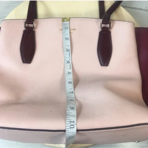 Kate Spade Colorblock New York Monet Triple Compartment Leather Handbag - Picture 12 of 16